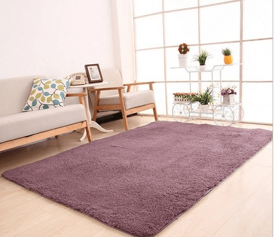 Living Room Rug Area Solid Carpet Fluffy Soft Home Decor White Plush Carpet Bedroom Carpet Kitchen Floor Mats White Rug Tapete - Mamofa Global Store