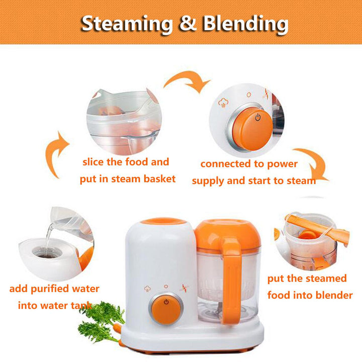 Multi-function Baby Food Processor Smart Infant Milk Warm Baby Food Cooking Blenders - Mamofa Global Store