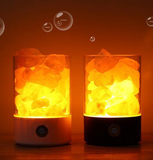 USB Crystal Light Himalayan Salt LED Lamp - Mamofa Global Store