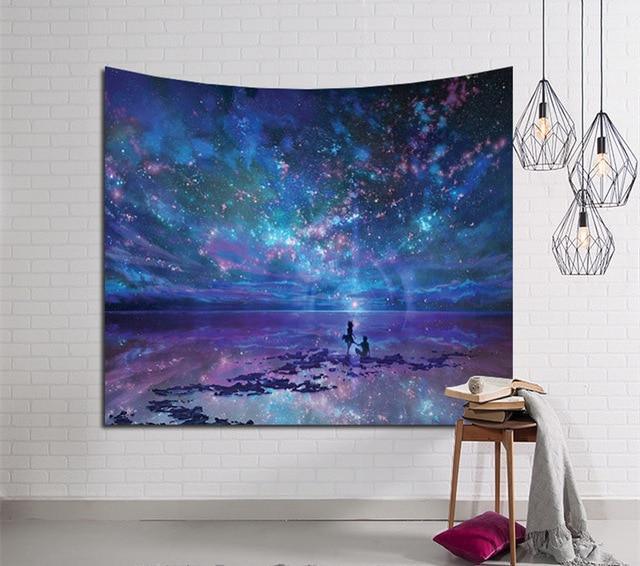 Star Guardian Indian Mandala Tapestry Wall Hanging Bohemian Gypsy Psychedelic Tapiz Witchcraft Tapestry - Mamofa Global Store