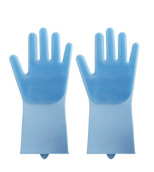 Silicone Heat-resistant Cleaning Brush Scrubbing Gloves - Mamofa Global Store