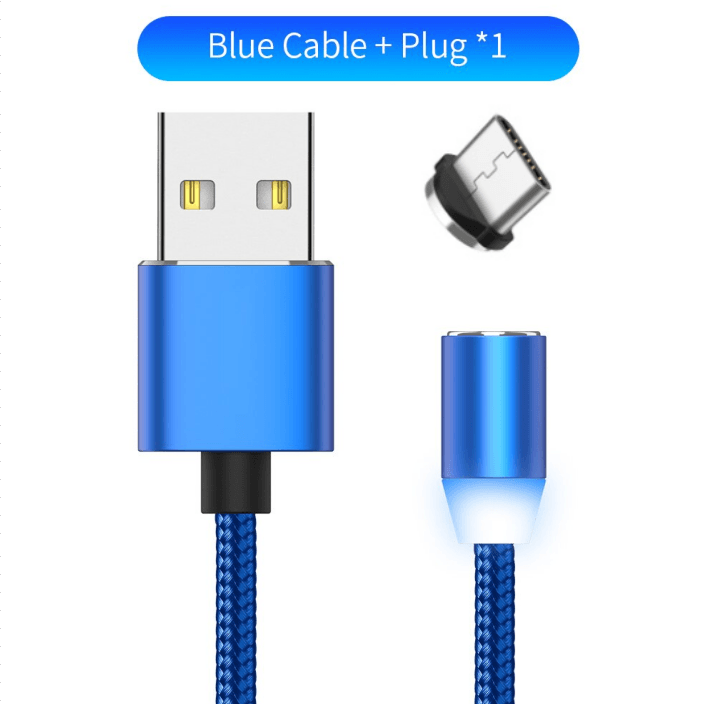 Compatible with Apple , YBD 1m magnetic LED charging cable - Mamofa Global Store