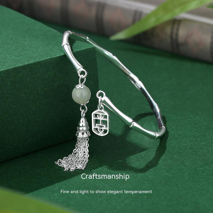 Pure Silver Design Safe Tassel Opening Hand - Mamofa Global Store