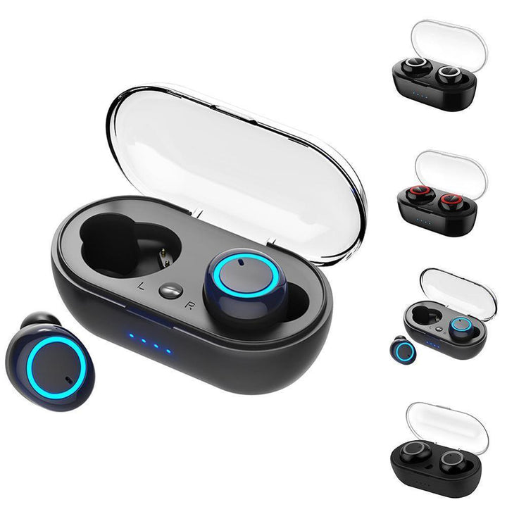 Y50 TWS Bluetooth Wireless Headset Stereo Sports Earbud Smart Phone Charging Box - Mamofa Global Store