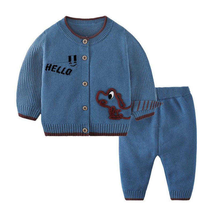 Children's Cardigan Suit Baby Outing Clothing - Mamofa Global Store