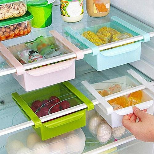 Hanging Plastic Refrigerator Clapboard Storage Rack Kitchen Supplies - Mamofa Global Store