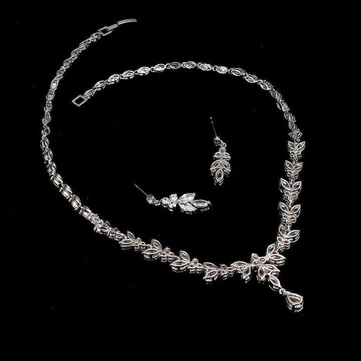 Zircon Simple Bridal Set - Mamofa Global Store