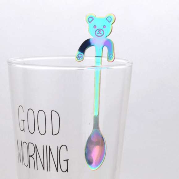 Coffee spoon, 304 creative stainless spoon, dessert spoon, cute cartoonhandle, hangingfeces coffee spoon - Mamofa Global Store