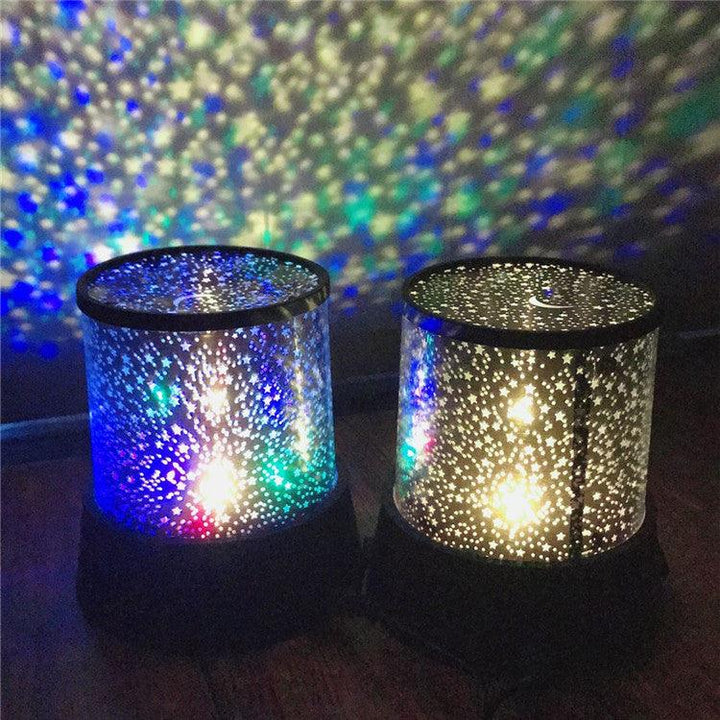 LED Night Light Projector Lamp Colorful Star Light (Random Color) - Mamofa Global Store