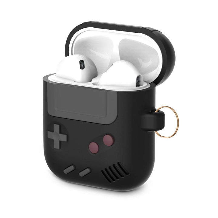 Compatible with Apple, Silicone Cover Case For Airpods Case Cover Compatible With For Airpods Pro Case Classic Game Player Design Case With Keychain - Mamofa Global Store