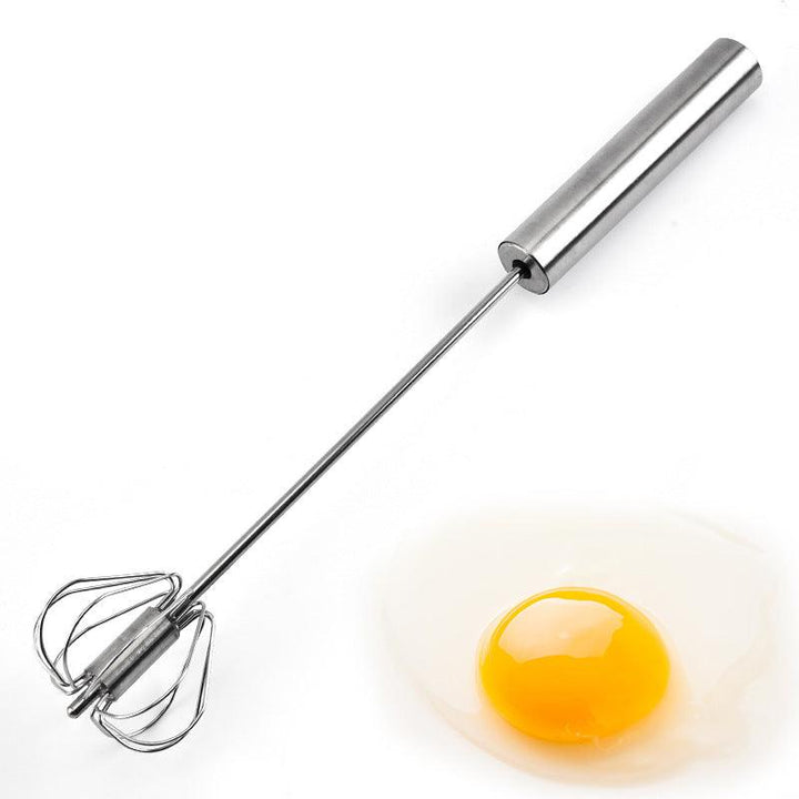 Stainless Steel Semi Automatic Egg Beater Kitchen Tools Hand Held - Mamofa Global Store