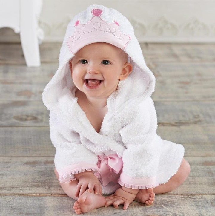 Children's Hooded Absorbent Animal-shaped Bathrobe - Mamofa Global Store