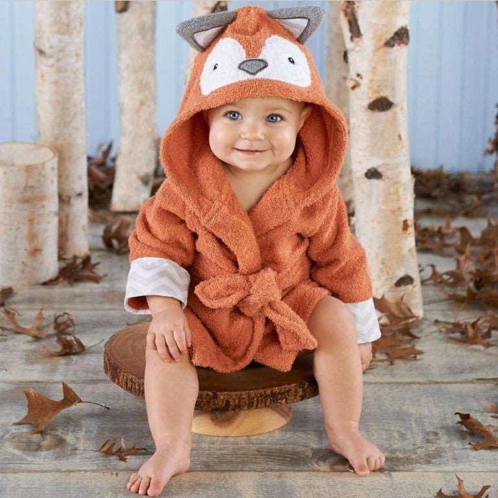 Children's Hooded Absorbent Animal-shaped Bathrobe - Mamofa Global Store