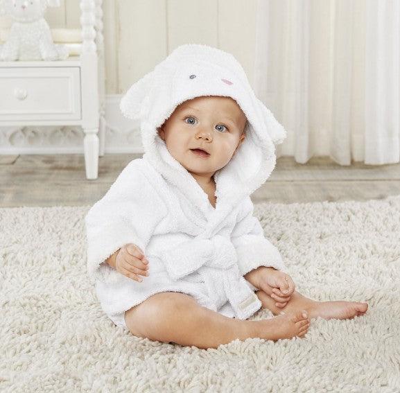 Children's Hooded Absorbent Animal-shaped Bathrobe - Mamofa Global Store