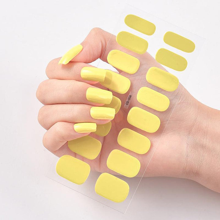 Nail Sticker Letter Color Nail Art Sticker Full Sticker - Mamofa Global Store