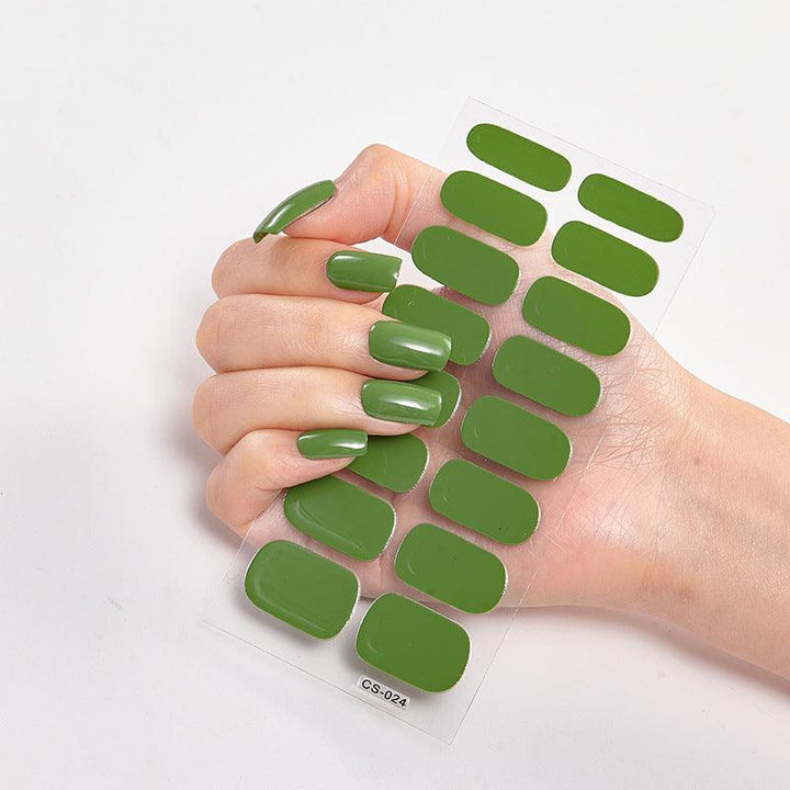 Nail Sticker Letter Color Nail Art Sticker Full Sticker - Mamofa Global Store