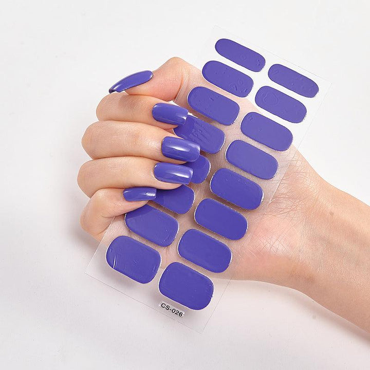 Nail Sticker Letter Color Nail Art Sticker Full Sticker - Mamofa Global Store