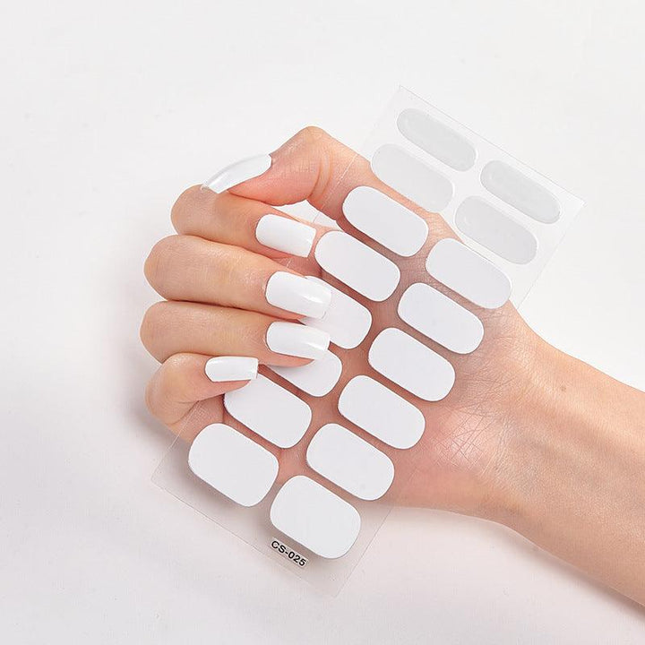 Nail Sticker Letter Color Nail Art Sticker Full Sticker - Mamofa Global Store