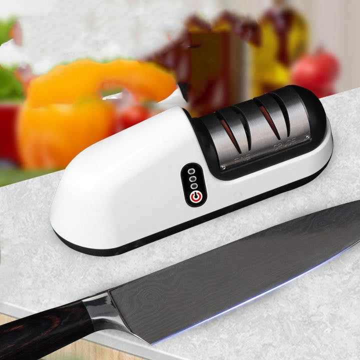 Professional Knife Sharpener Quick Professional 3 Stages Sharpener Knife Sharpening Tools For Flat Knives and Straight Knife - Mamofa Global Store