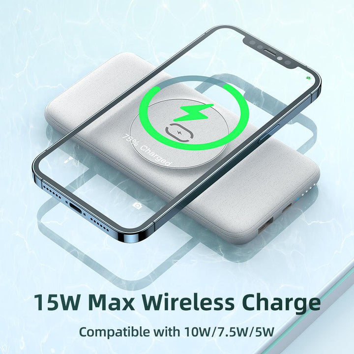 Magnetic Wireless Charging Treasure Back Clip Power Bank - Mamofa Global Store