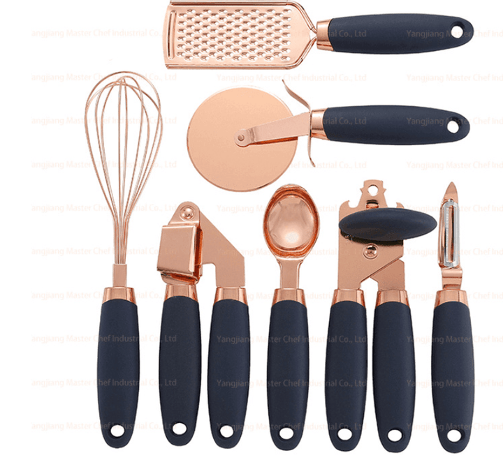 Kitchen Household Peeler Gadget Copper Plating Set - Mamofa Global Store