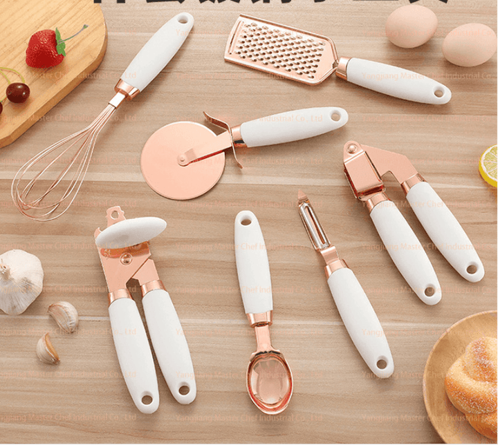 Kitchen Household Peeler Gadget Copper Plating Set - Mamofa Global Store