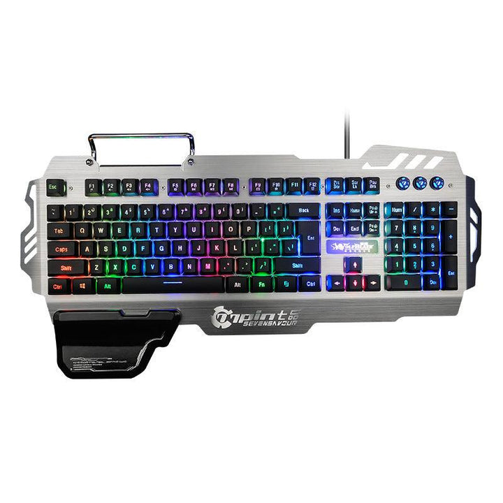 Metal Gaming Keyboard Backlit Keyboard Office - Mamofa Global Store