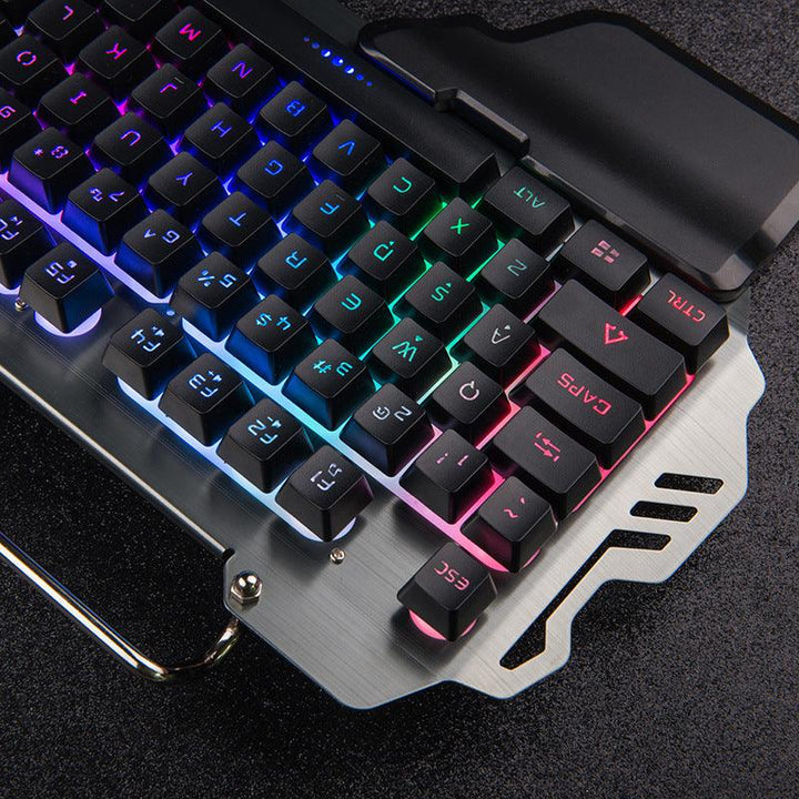 Metal Gaming Keyboard Backlit Keyboard Office - Mamofa Global Store