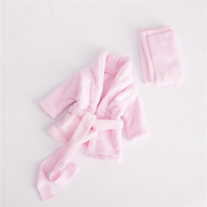 Baby Bathrobes Bath Towel Solid Color Warm - Mamofa Global Store