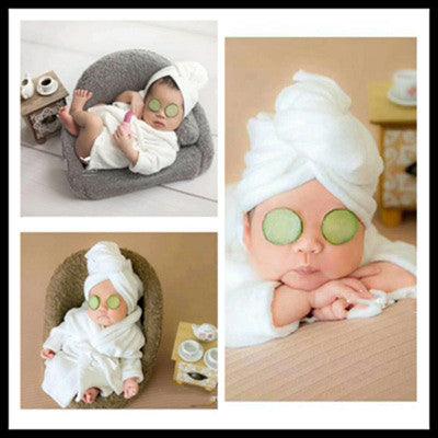 Baby Bathrobes Bath Towel Solid Color Warm - Mamofa Global Store