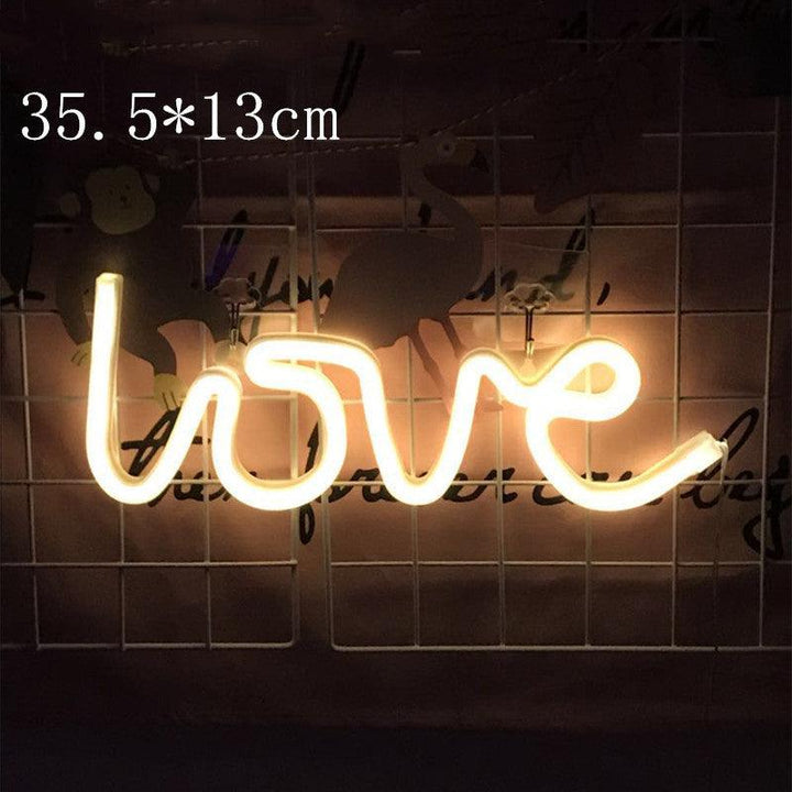 Decorative neon lights at night - Mamofa Global Store