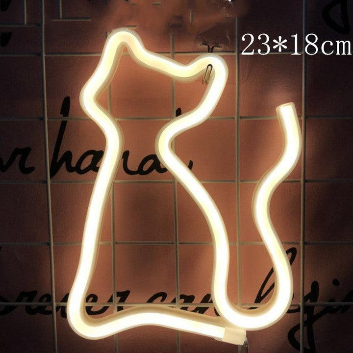 Decorative neon lights at night - Mamofa Global Store