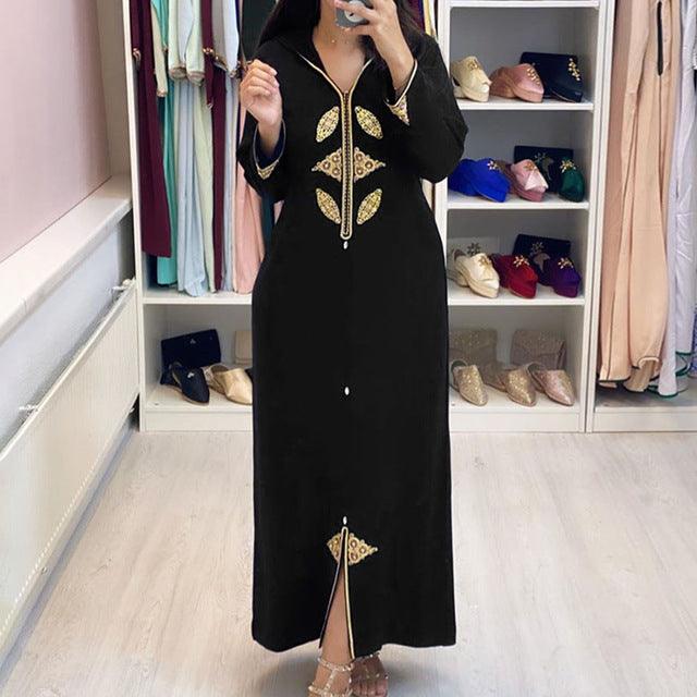 Women Long Dress Dubai Abaya Fashion Hijab - Mamofa Global Store