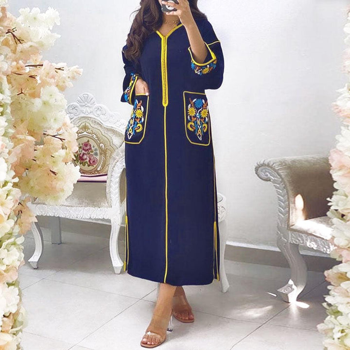 Women Long Dress Dubai Abaya Fashion Hijab - Mamofa Global Store