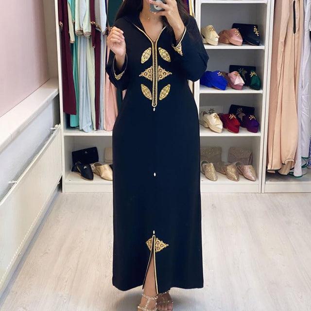 Women Long Dress Dubai Abaya Fashion Hijab - Mamofa Global Store