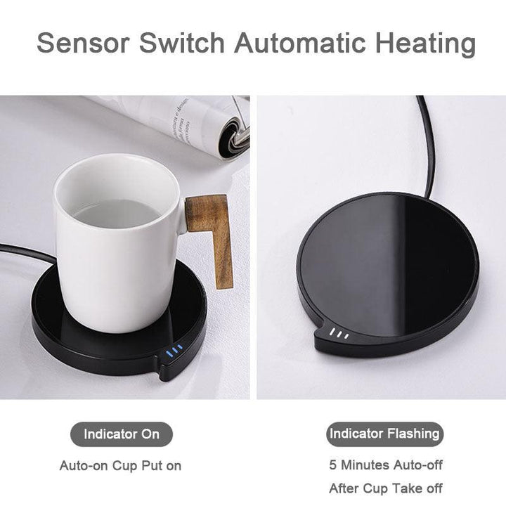 Smart Coffee Mug Cup Warmer For Office Home With Three Temperature Waterproof Thermostatic Heat Cup Pad - Mamofa Global Store