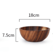 Acacia wooden bowl wooden tableware - Mamofa Global Store