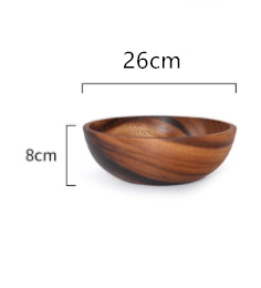 Acacia wooden bowl wooden tableware - Mamofa Global Store