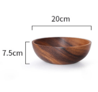 Acacia wooden bowl wooden tableware - Mamofa Global Store