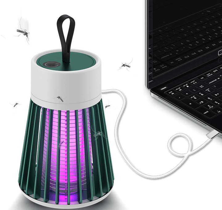 Electric-Shock Physical Mosquito Killer Light Purple Light Mosquito Trap Mosquito Killer Portable OutdoorBedroom USB Rechargeable Mosquito Trap - Mamofa Global Store