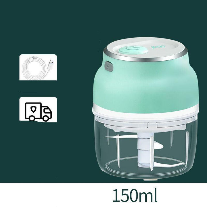 Portable Electric Mini Garlic Cutter Masher Vegetable Fruit Meat Food Chopper Grinder - Mamofa Global Store