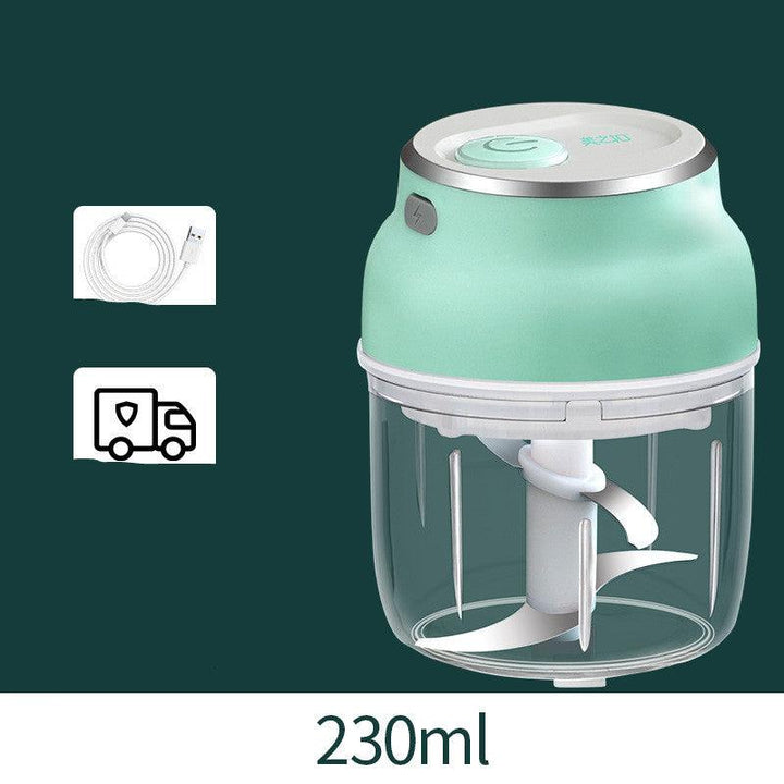 Portable Electric Mini Garlic Cutter Masher Vegetable Fruit Meat Food Chopper Grinder - Mamofa Global Store