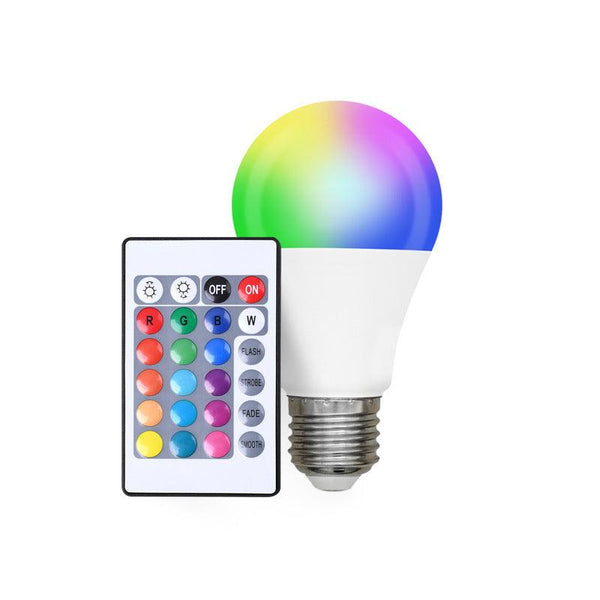 Color-Changing Bulb 16 Color Led Live Light Colorful Remote Control Rgb Color Indoor Smart Dimming - Mamofa Global Store