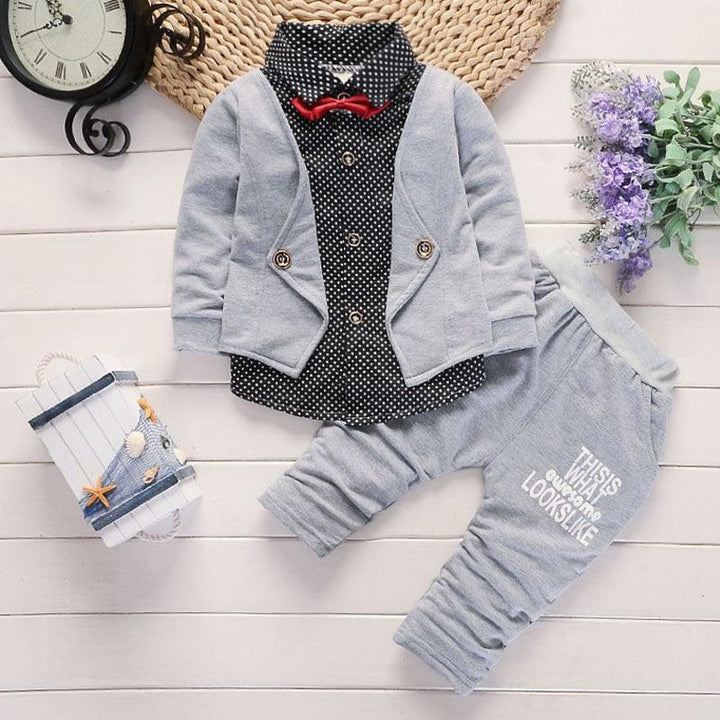 New Design Toddler Boys Casual Suit Set Boys Clothes Set Printed Suit Infant Boys Children Clothing Set - Mamofa Global Store