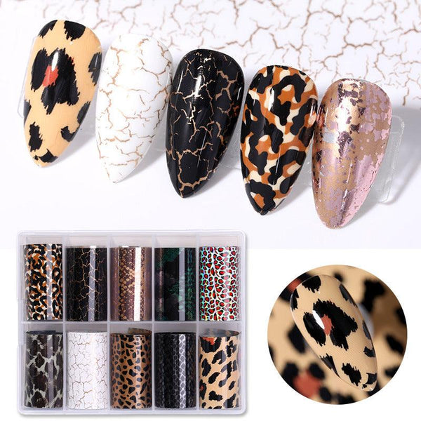 Ins Classic Manicure Nail Sticker Snake Star Set Sticker - Mamofa Global Store