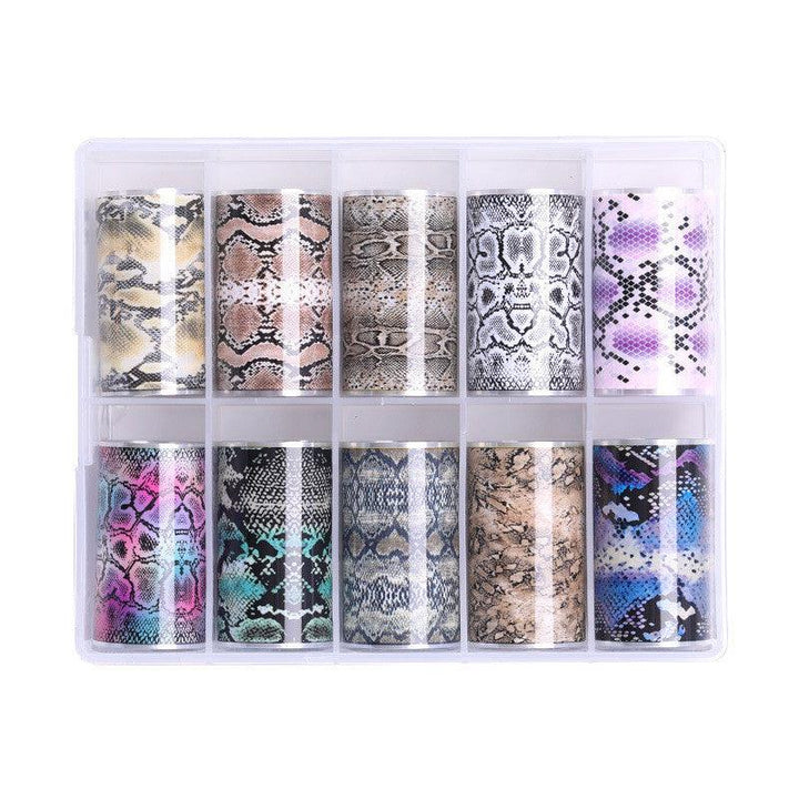 Ins Classic Manicure Nail Sticker Snake Star Set Sticker - Mamofa Global Store