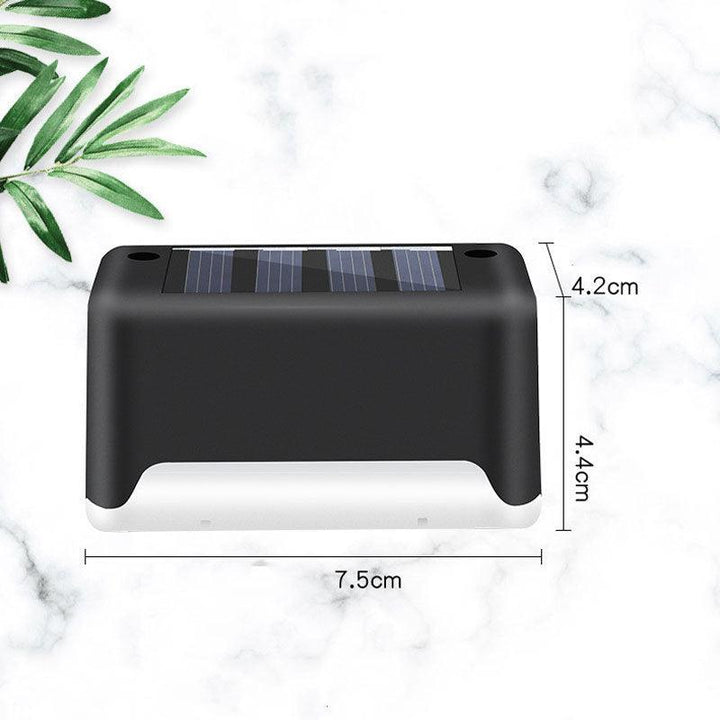 New Upgrade Waterproof LED Solar Fence Lamp Solar Deck Lights Solar Step Light Outdoor For Patio Stairs Garden Pathway Step Yard - Mamofa Global Store