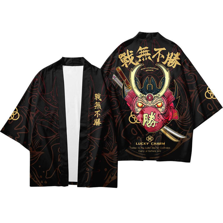 Sunscreen Clothing Kimono National Style Three-quarter Sleeve Cardigan Shirt Kimono Thin Hanfu Haori Tide - Mamofa Global Store