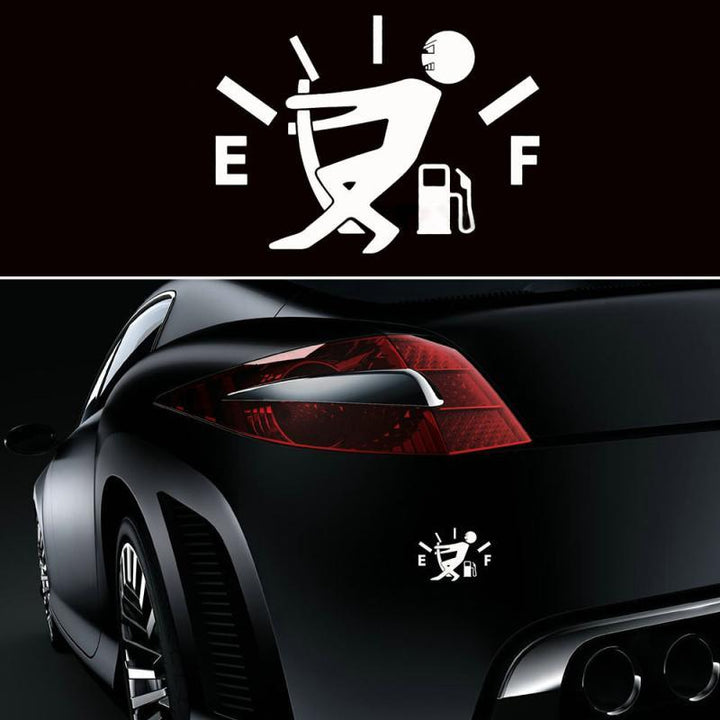 Funny Car Sticker Pull Fuel Tank Pointer Ef Fuel Tank Car Sticker Fuel Tank Vinyl Sticker Decal - Mamofa Global Store