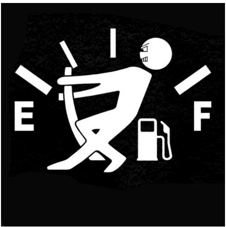 Funny Car Sticker Pull Fuel Tank Pointer Ef Fuel Tank Car Sticker Fuel Tank Vinyl Sticker Decal - Mamofa Global Store